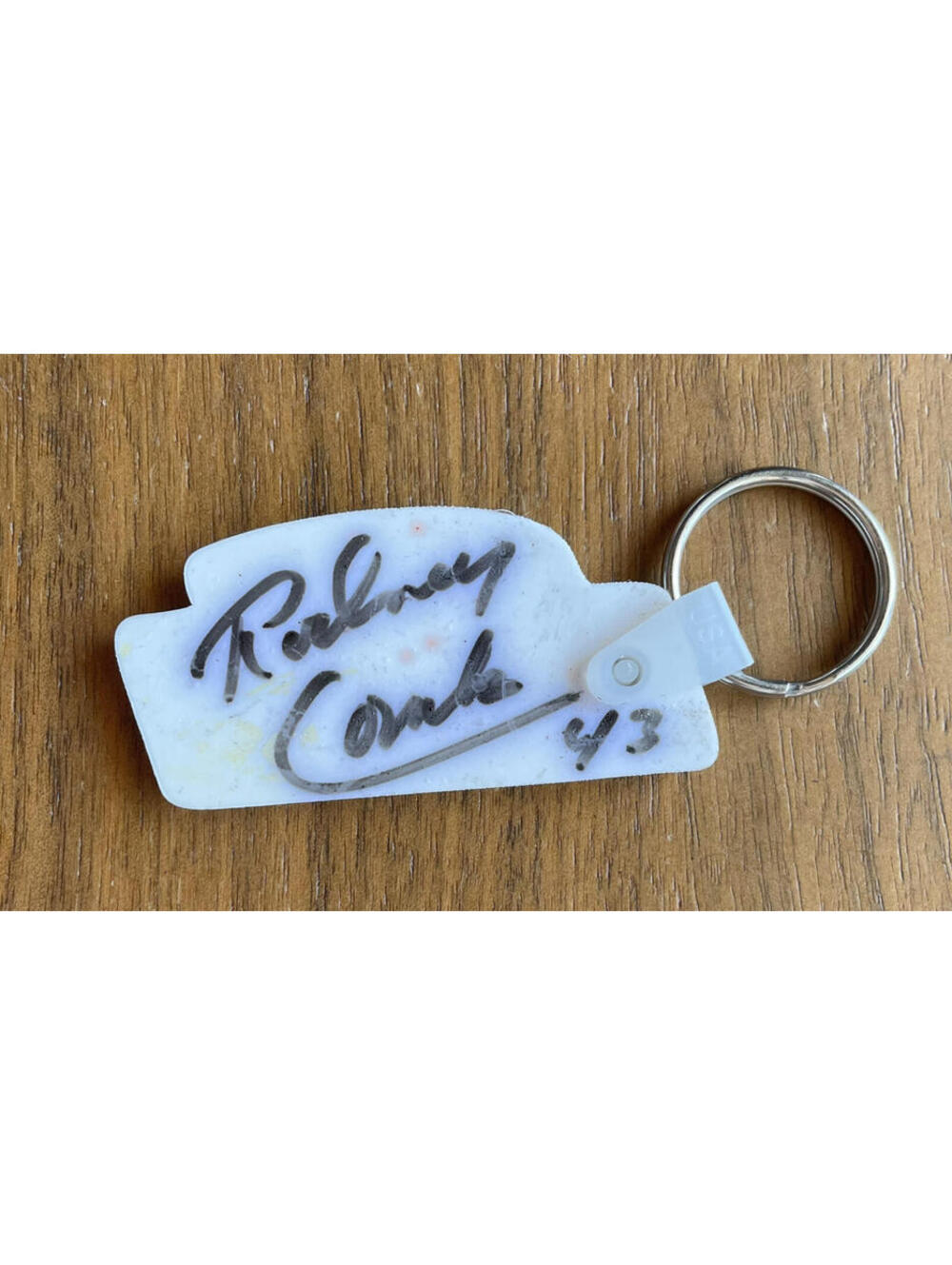 Lance Racing Rodney Combs #43 Keychain  Autographed Signed Key Chain - Picture 2 of 2